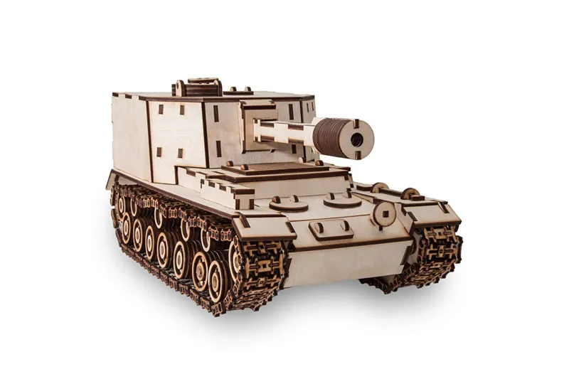 3D Wooden Jigsaw Puzzle - Tank SAU212