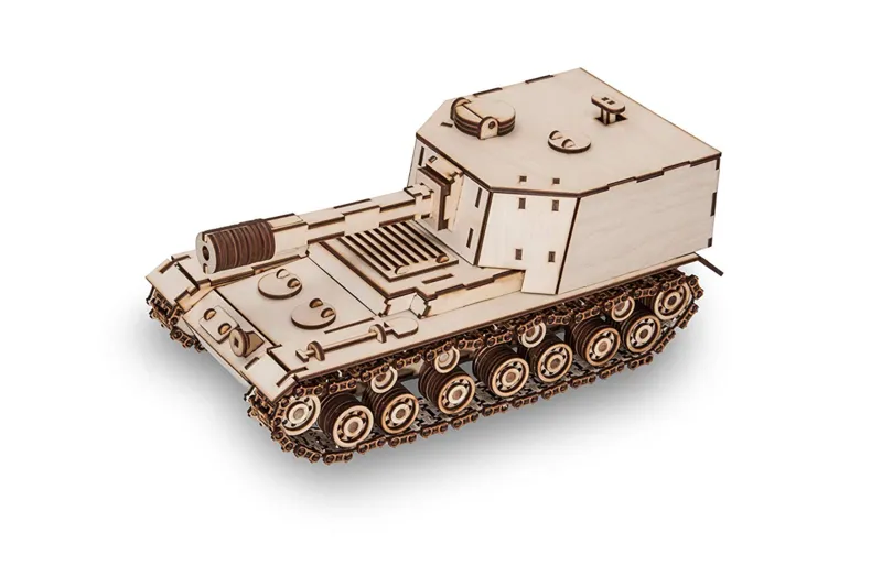 3D Wooden Jigsaw Puzzle - Tank SAU212