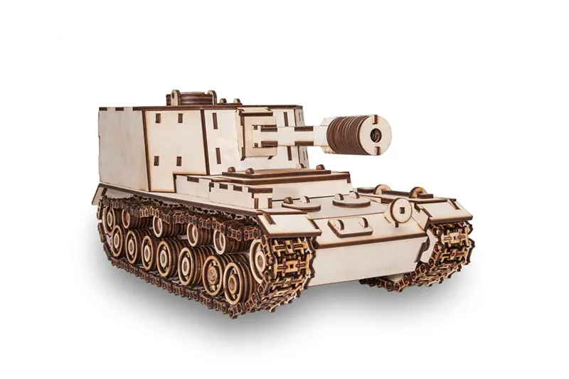 3D Wooden Jigsaw Puzzle - Tank SAU212