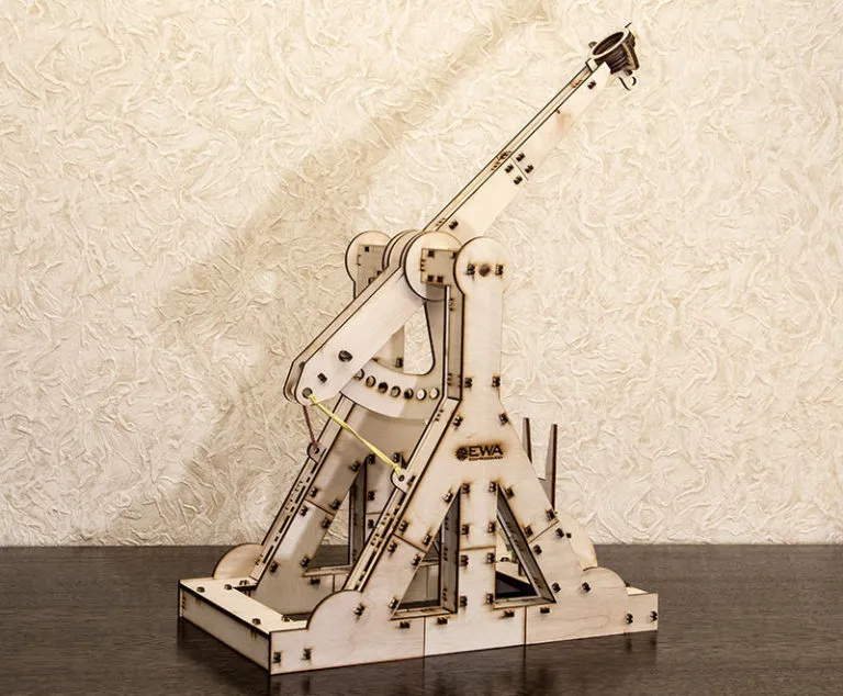 3D Wooden Jigsaw Puzzle - Trebuchet