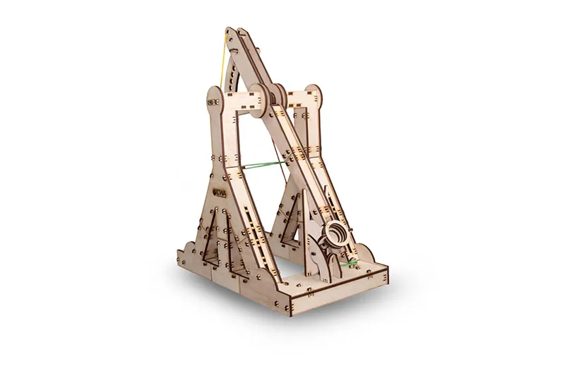 3D Wooden Jigsaw Puzzle - Trebuchet