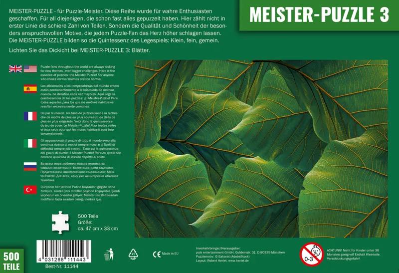 MEISTER-PUZZLE 3: Leaves