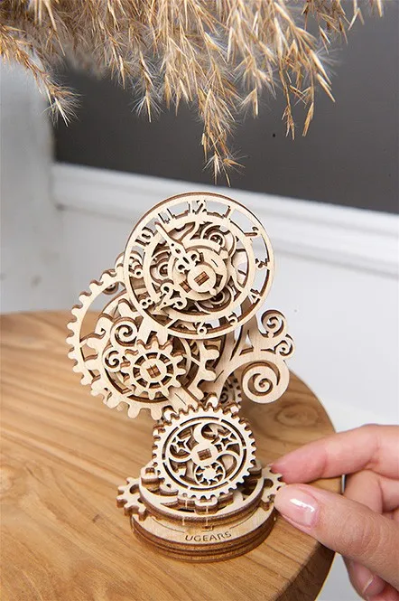 3D Wooden Jigsaw Puzzle - Steampunk Clock