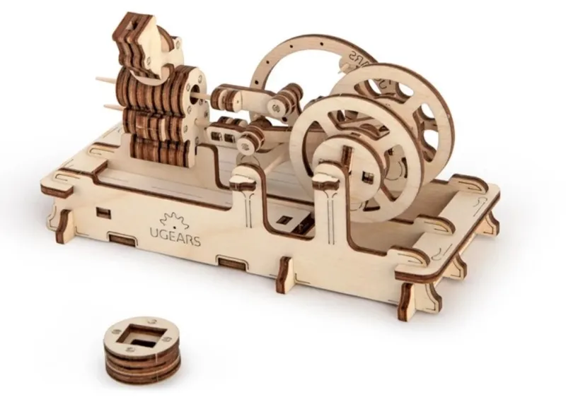3D Wooden Jigsaw Puzzle - Pneumatic Engine