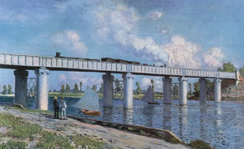 Claude Monet - The Railroad Bridge at Argenteuil
