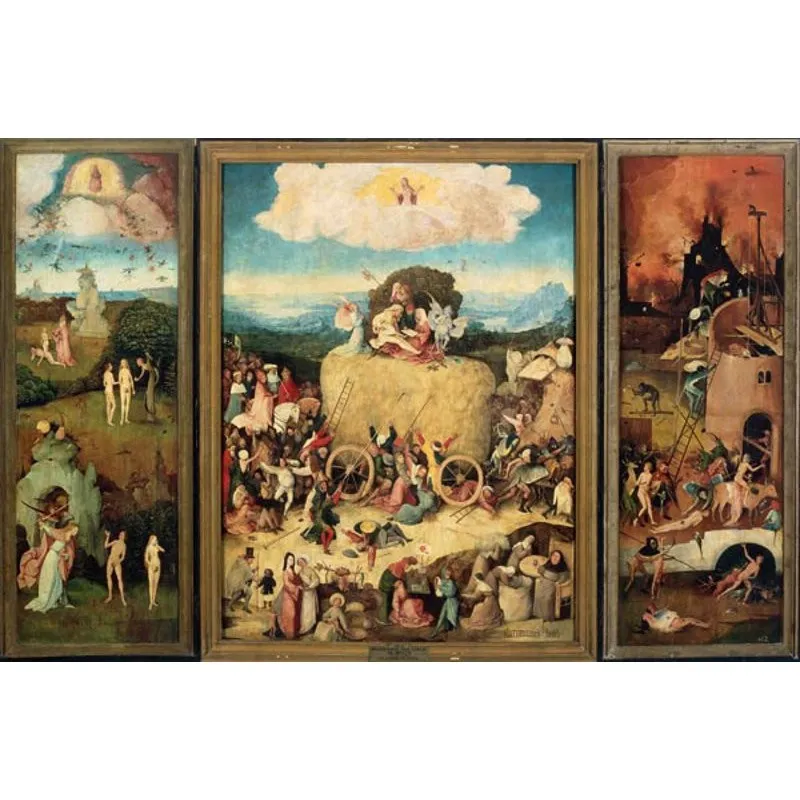 Hieronymus Bosch - The Haywain Triptych