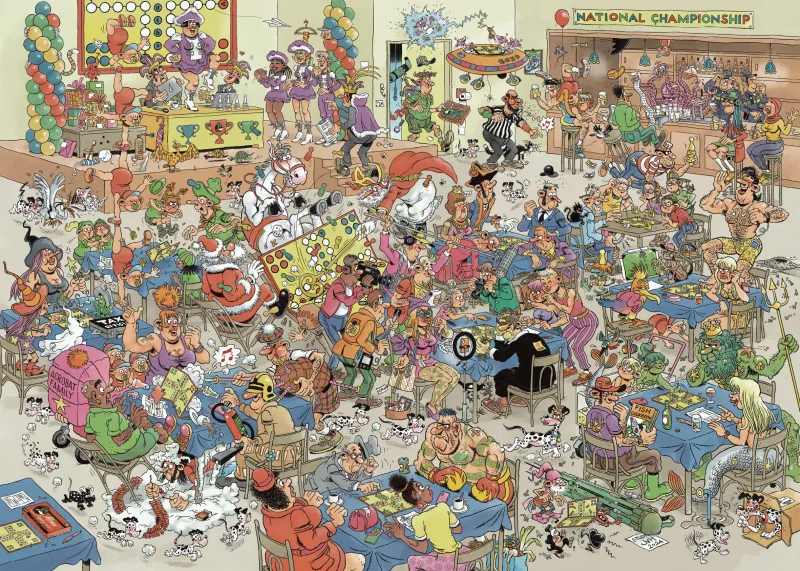 Jan van Haasteren - Ludo Battle (1000 pieces)