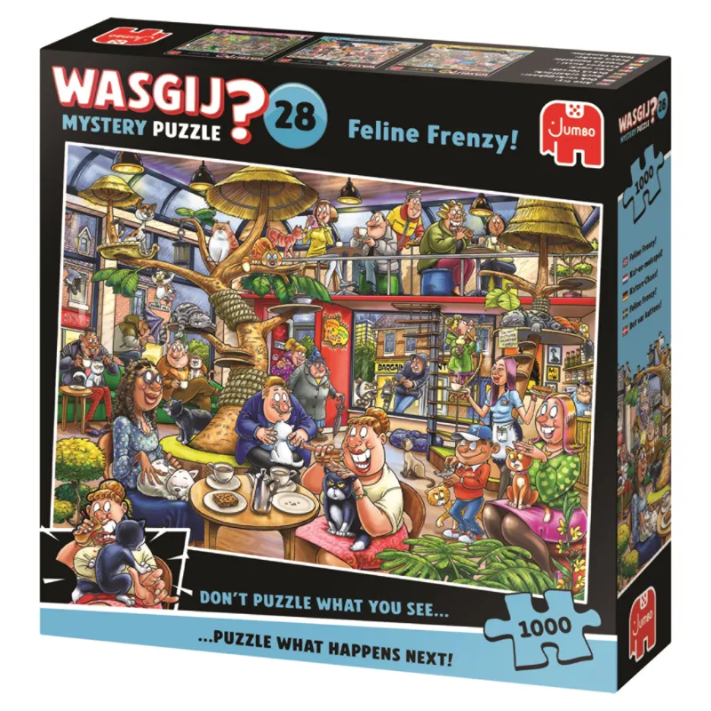 Wasgij Mystery 28 - Feline Frenzy! (1000 pieces)