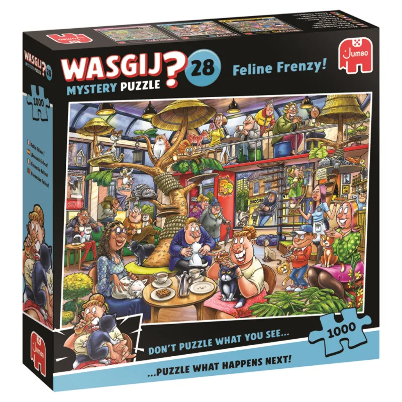 Wasgij Mystery 28 - Feline Frenzy! (1000 pieces)