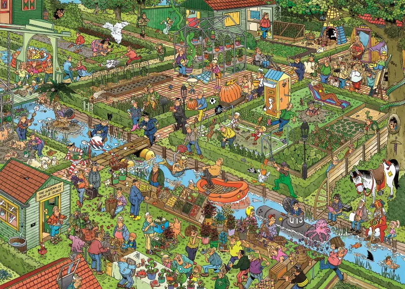 Jan van Haasteren - The Vegetable Garden