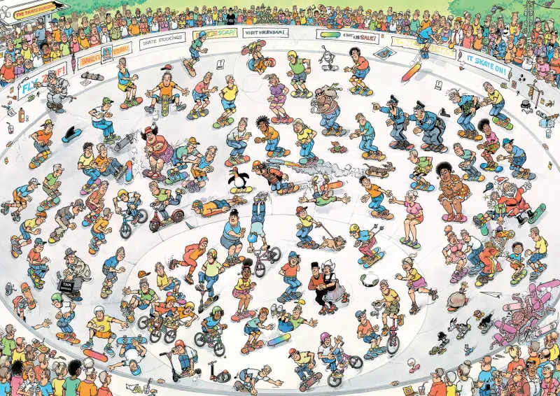 Jan van Haasteren - Riding the Skate Bowl