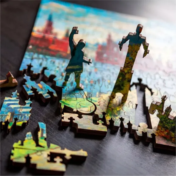 Wooden Jigsaw Puzzle - Moscow in the Year 870