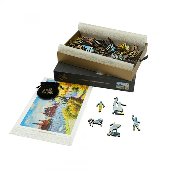 Wooden Jigsaw Puzzle - Moscow in the Year 870