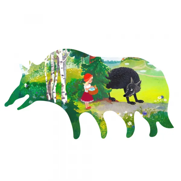 Wooden Jigsaw Puzzle - The Visit to Grandmother