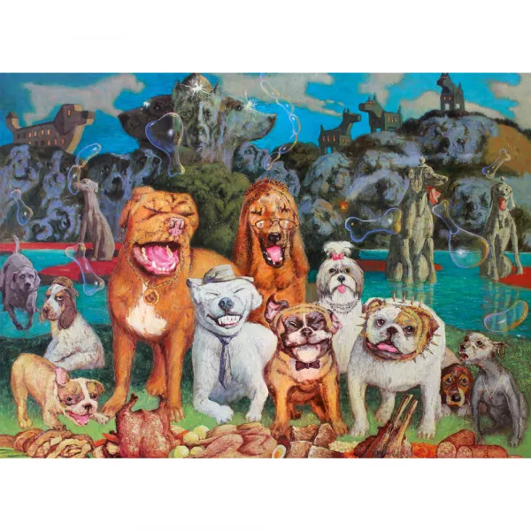 Wooden Jigsaw Puzzle - Lunchtime