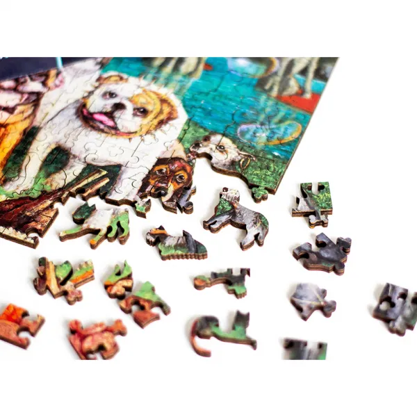 Wooden Jigsaw Puzzle - Lunchtime