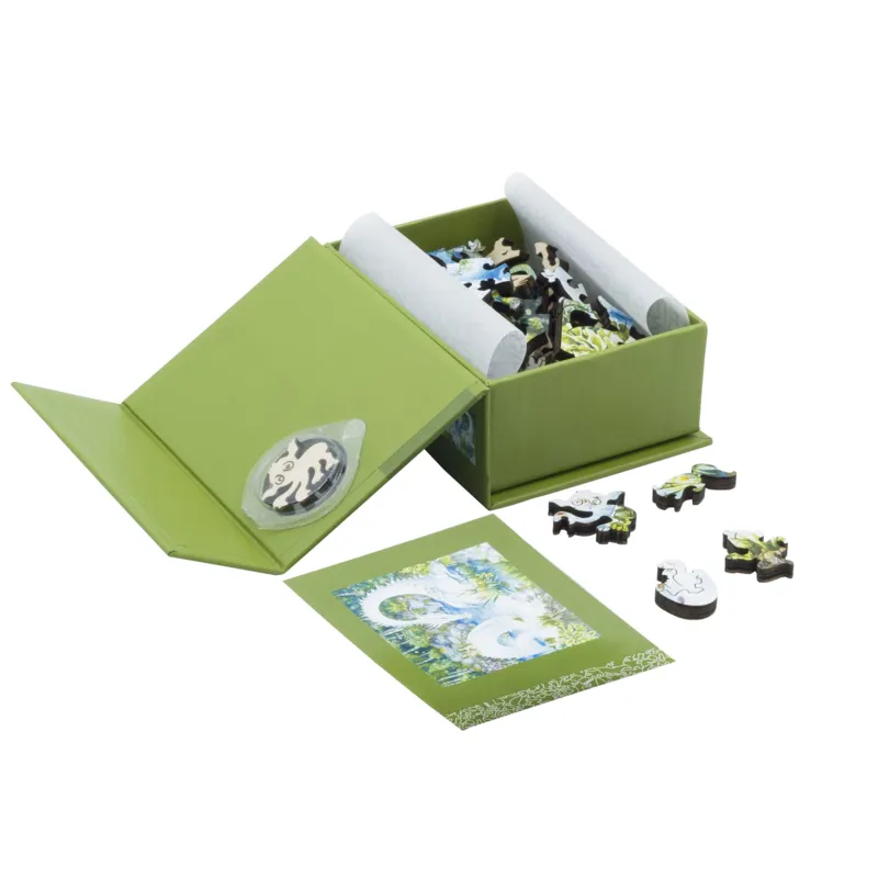 Wooden Jigsaw Puzzle - A Dragon in the Woods