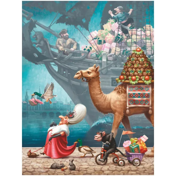 Wooden Jigsaw Puzzle - Treasure Ship