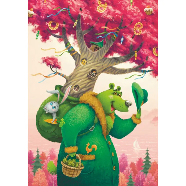 Wooden Jigsaw Puzzle - The Green Bear