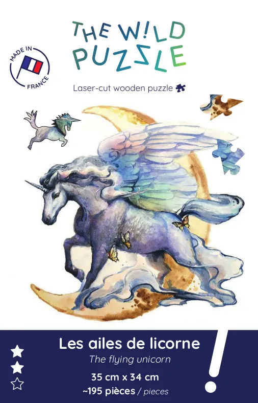 Wooden Puzzle - The Flying Unicorn