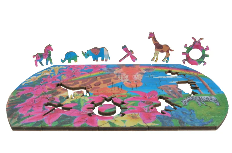 Wooden Puzzle - A Beautiful Shelter