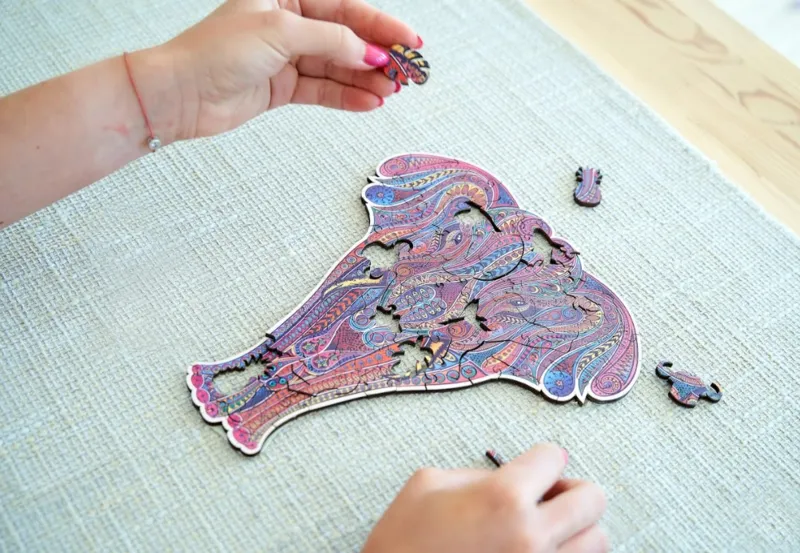 Wooden Puzzle - Elephant