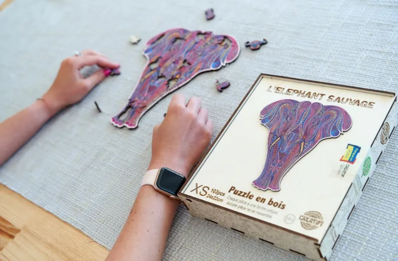 Wooden Puzzle - Elephant