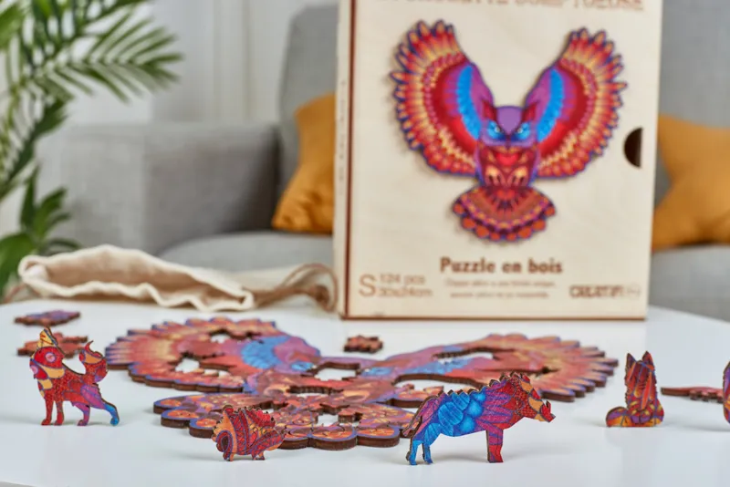 Wooden Puzzle - The Sumptuous Owl