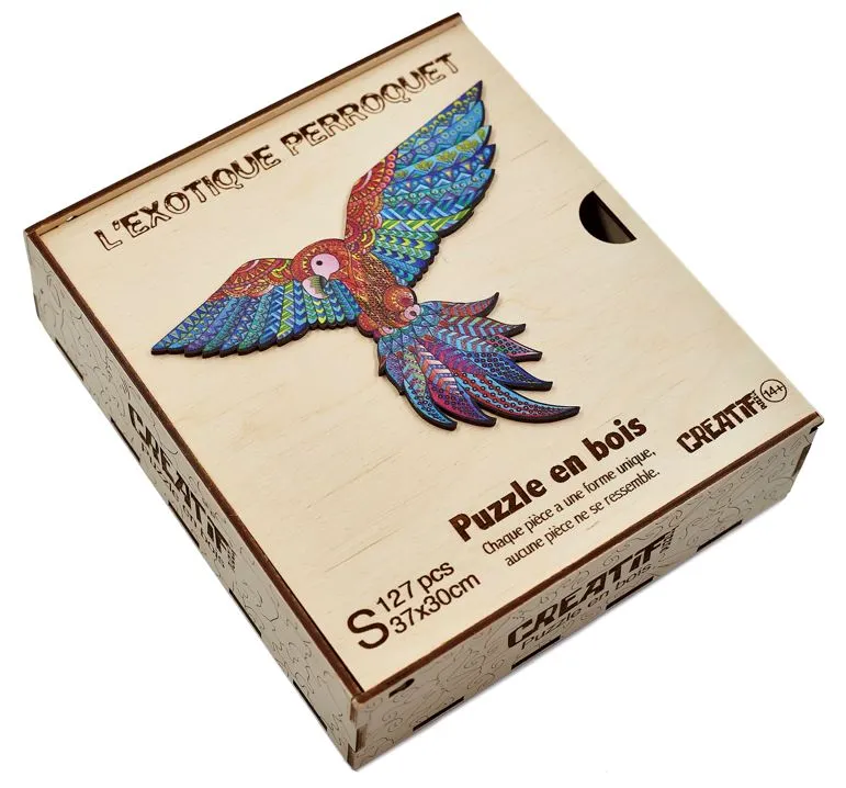 Wooden Jigsaw Puzzle - The Exotic Parrot