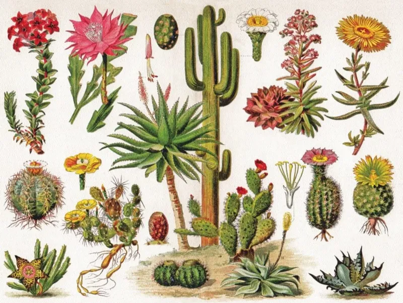 Vintage Images - Cactus