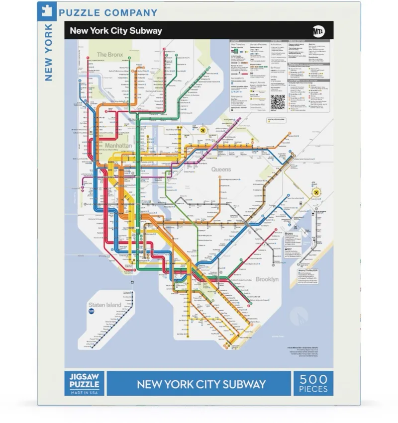 XXL Pieces - New York Subway Map
