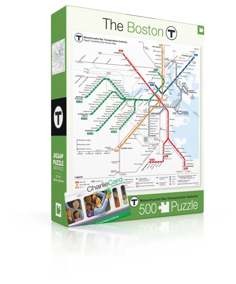 XXL Pieces - Boston T Map