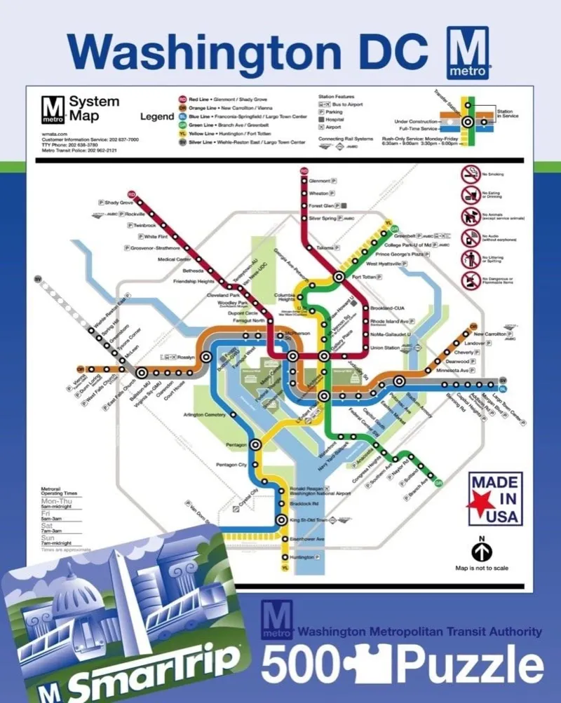 XXL Pieces - Washington DC Subway