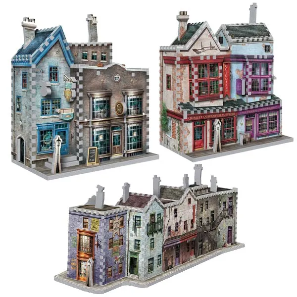 3 x 3D Puzzles - Set Harry Potter (TM)