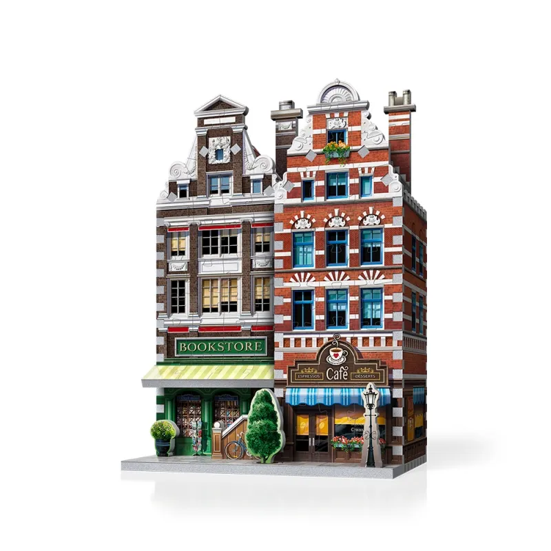 3D Puzzle - Urbania Collection - Café, Cinema, Hotel