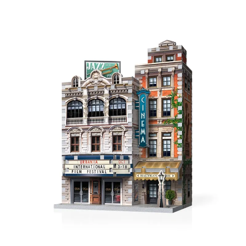 3D Puzzle - Urbania Collection - Café, Cinema, Hotel