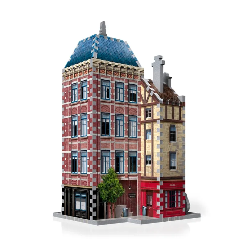 3D Puzzle - Urbania Collection - Café, Cinema, Hotel