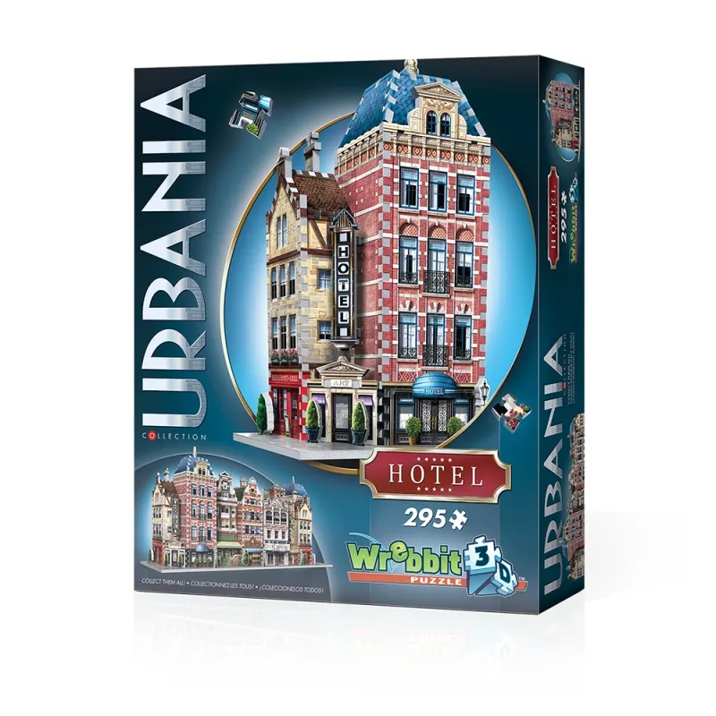 3D Puzzle - Urbania Collection - Café, Cinema, Hotel