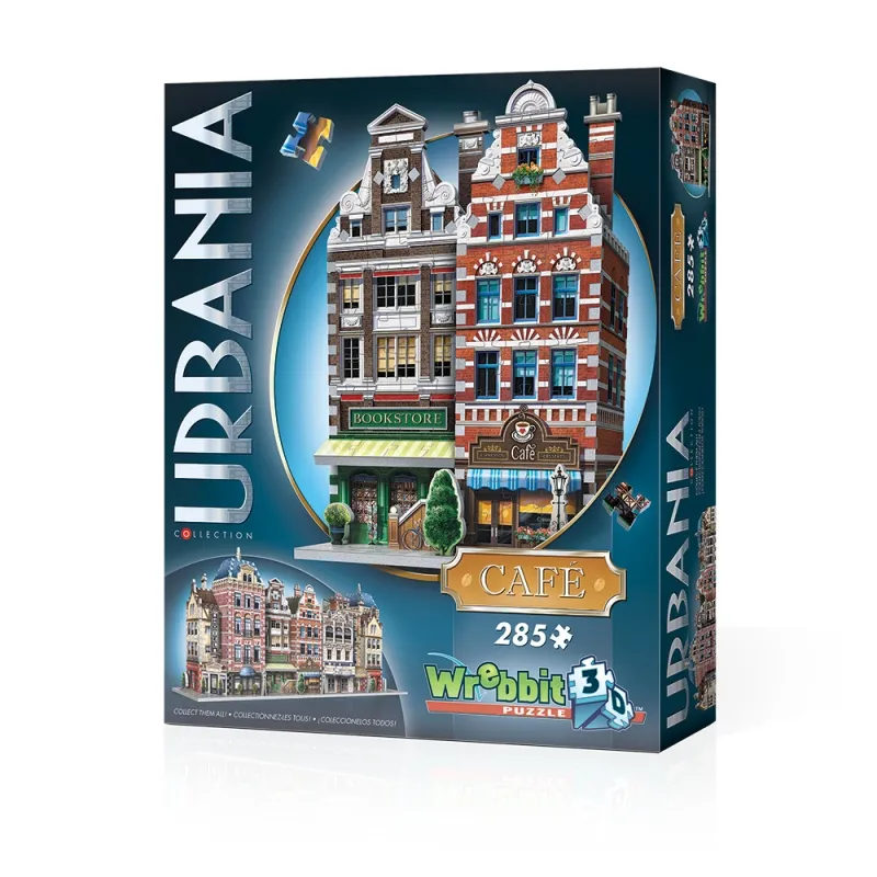 3D Puzzle - Urbania Collection - Café, Cinema, Hotel