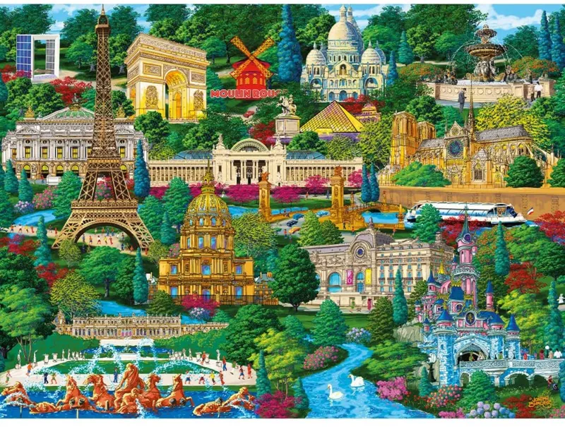 Wooden Jigsaw Puzzle - France