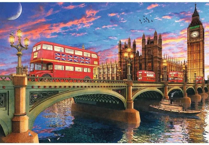 Wooden Jigsaw Puzzle - Palace of Westminster - London