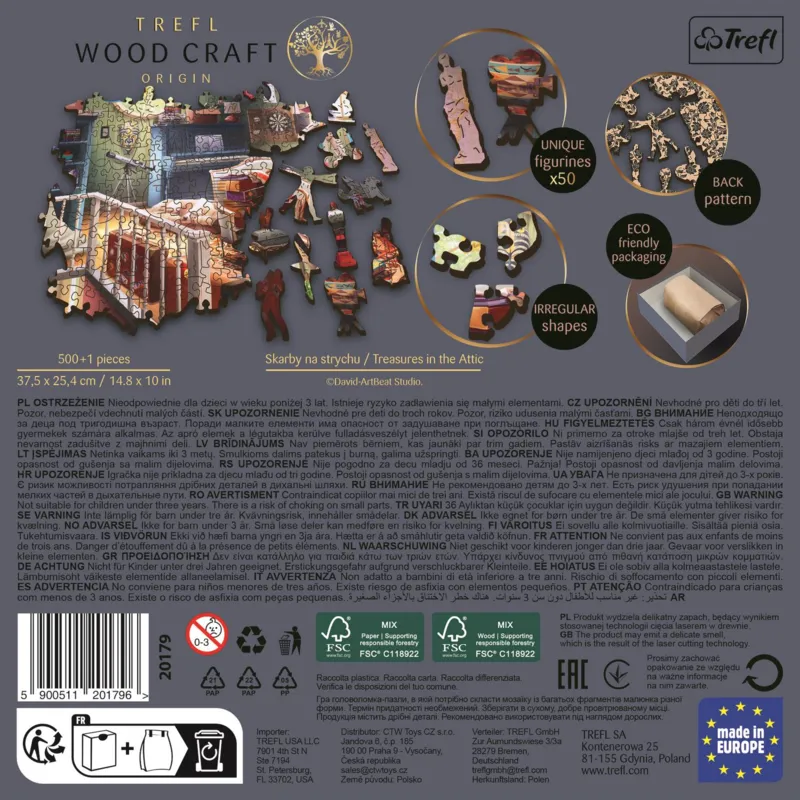 Holzpuzzle Premium Line - Schätze Auf Dem Dachboden