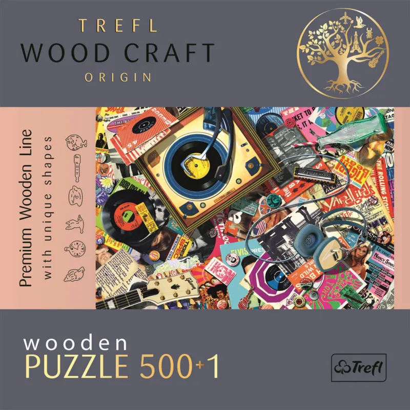 Wooden Puzzle Premium Line - In the World of Music