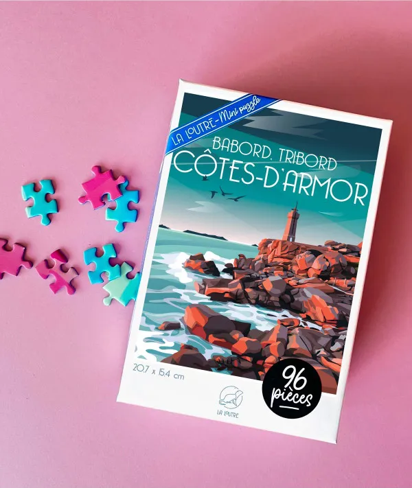 Mini Puzzle 96 Pieces - Bâbord, Tribord, CÔTES-D'ARMOR