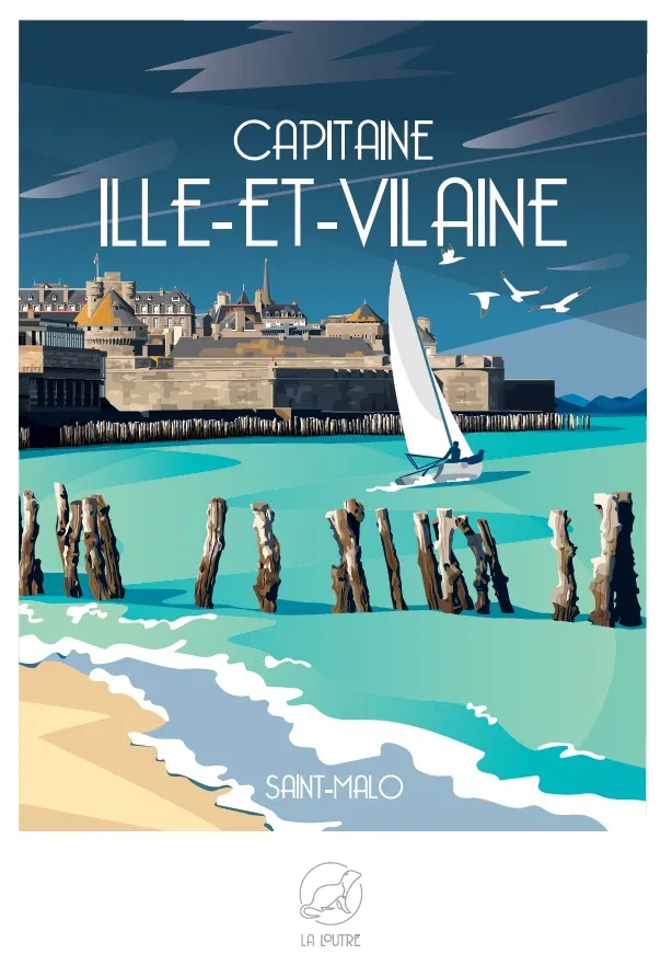 Mini Puzzle 96 Pieces - Capitaine ILLE-ET-VILAINE - Saint-Malo