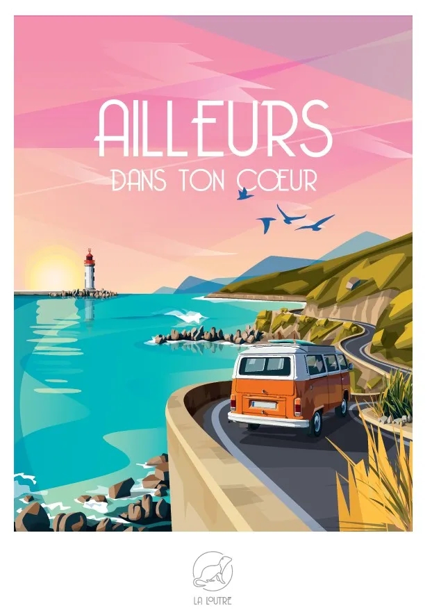 Mini Puzzle 96 Pieces - AILLEURS dans ton Coeur