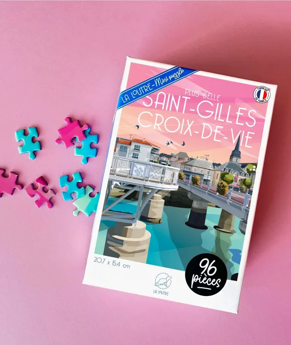 Mini Puzzle 96 Pieces - Plus Belle SAINT-GILLES CROIX-DE-VIE