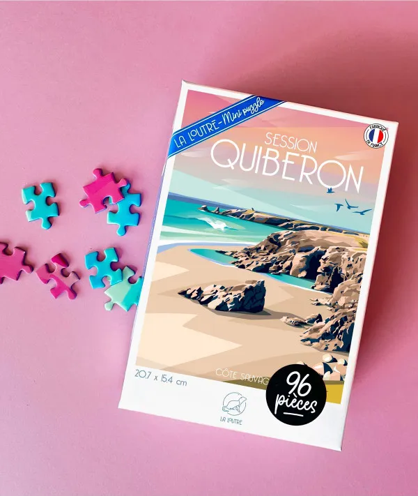 Mini Puzzle 96 Pieces - Session QUIBERON - Côte Sauvage