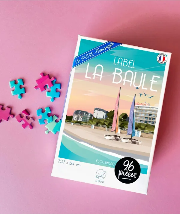 Mini Puzzle 96 Pieces - Label LA BAULE - Escoublac