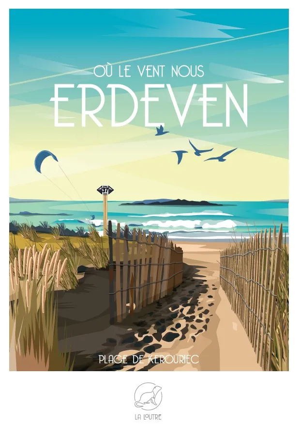 Où le vent nous ERDEVEN - PLAGE DE KEROURIEC